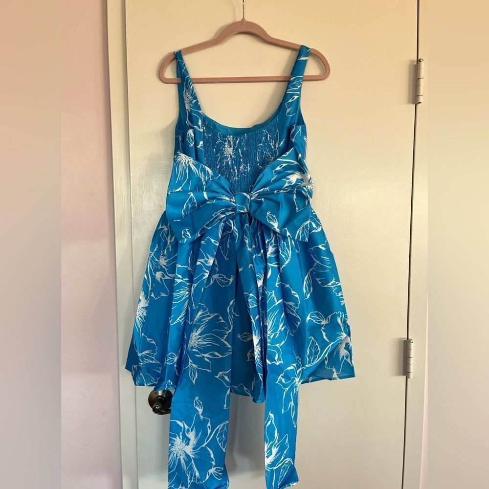 Anthropologie Hutch Back Bow Basque Waist Mini Dress NWT - Picture 7 of 11
